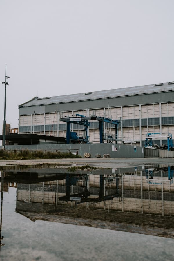 Industrial facility exterior